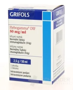 Flebogamma DIF 50 mg/ml infúzny roztok