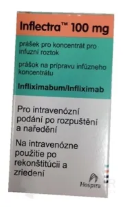 Inflectra 100 mg prášok na infúzny koncentrát