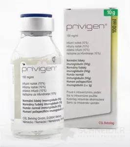 Privigen 100 mg/ml infúzny intravenózny roztok