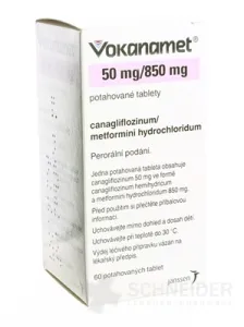 Vokanamet 50 mg/850 mg filmom obalené tablety