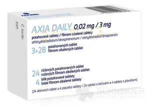 AXIA DAILY 0,02 mg/3 mg filmom obalené tablety