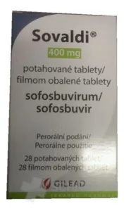Sovaldi 400 mg filmom obalené tablety