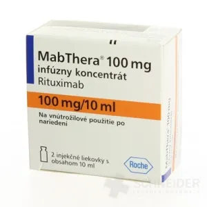 MabThera 100 mg koncentrát na infúzny roztok