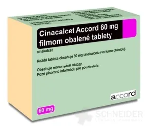 Cinacalcet Accord 60 mg filmom obalené tablety