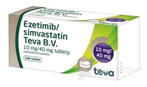 Ezetimib/simvastatín Teva B.V. 10 mg/40 mg