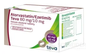 Atorvastatín/Ezetimib Teva 80 mg/10 mg