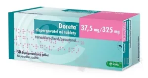 Doreta 37,5 mg/325 mg dispergovateľné tablety