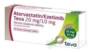 Atorvastatín/Ezetimib Teva 20 mg/10 mg