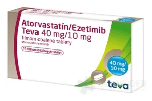Atorvastatín/Ezetimib Teva 40 mg/10 mg