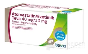 Atorvastatín/Ezetimib Teva 40 mg/10 mg