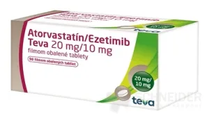 Atorvastatín/Ezetimib Teva 20 mg/10 mg