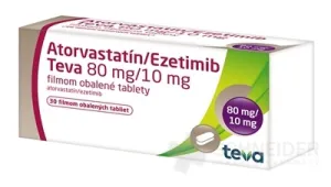 Atorvastatín/Ezetimib Teva 80 mg/10 mg