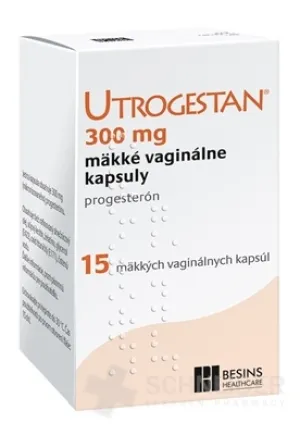 Utrogestan 300 mg mäkké vaginálne kapsuly