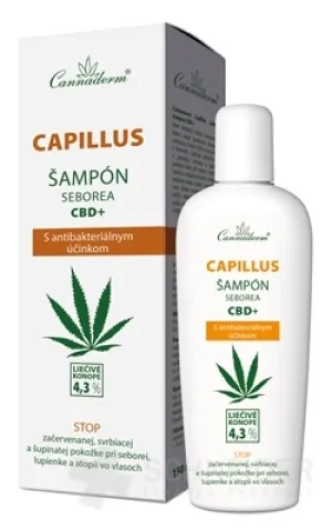 Cannaderm CAPILLUS šampón seborea CBD+