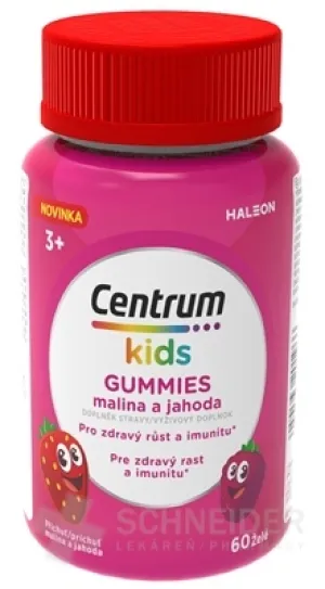 Centrum kids GUMMIES malina a jahoda