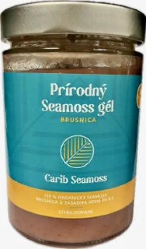 PRÍRODNÝ GÉL Z MORSKÝCH RIAS - SEAMOSS GÉL - príchuť brusnica