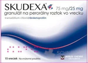 Skudexa 75 mg/25 mg granulát na perorálny roztok