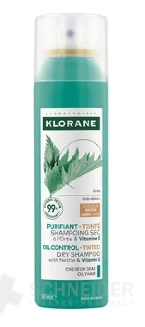 KLORANE SUCHÝ ŠAMPÓN so žihľavou & vitamínom E
