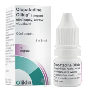 Olopatadine Olikla 1 mg/ml očné roztokové kvapky