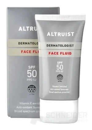 ALTRUIST Opaľovací krém na tvár SPF 50
