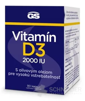 GS Vitamín D3 2000 IU