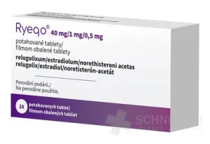 Ryeqo 40 mg/1 mg/0,5 mg filmom obalené tablety