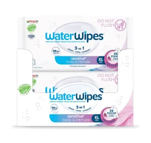 12x WATERWIPES Obrúsky vlhčené Body&Intimate 30 ks (360 ks) 