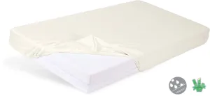 BABYMATEX Plachta ochranná s gumičkou Bamboo svetlá béžová 60x120 cm