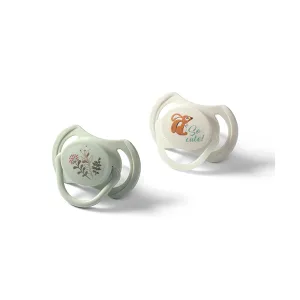 BABYONO Cumlíky silikónové symetrické 6-18m, 2 ks