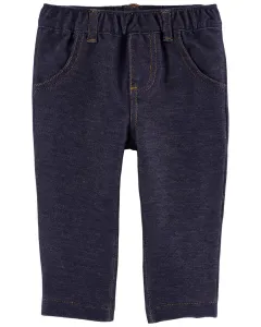 CARTER'S Legíny Faux Denim dievča NB/ veľ. 56