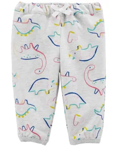 CARTER'S Tepláky Grey Dino dievča NB/ veľ. 56