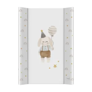 CEBA BABY Podložka prebaľovacia 2-hranná s pevnou doskou (50x70) Ultra Light Birthday Bunny