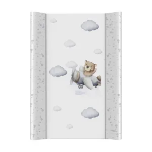 CEBA BABY Podložka prebaľovacia 2-hranná s pevnou doskou (50x70) Ultra Light Pilot Bear