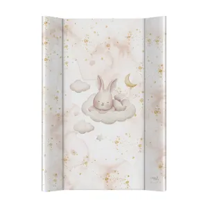 CEBA BABY Podložka prebaľovacia 2-hranná s pevnou doskou (50x70) Ultra Light Sleepy Bunny