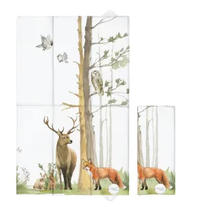 CEBA BABY Podložka prebaľovacia cestovná (60x40) Basic Woodland