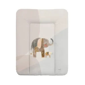 CEBA BABY Podložka prebaľovacia mäkká (50x70) Basic Elephant Family