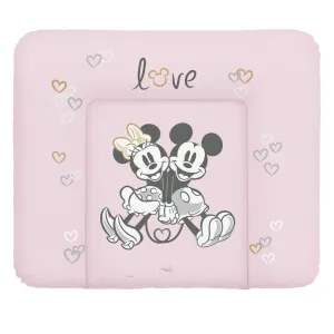 CEBA BABY Podložka prebaľovacia mäkká na komodu (85x72) Disney Minnie & Mickey Pink
