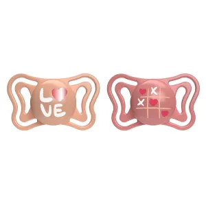 CHICCO Cumlíky Physio Light silikónové ružové 16-36m, 2 ks