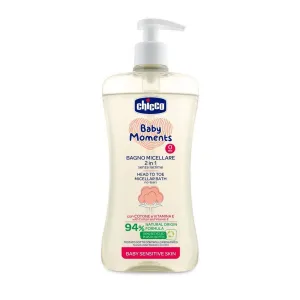 CHICCO Micelárny šampón na vlasy a telo, Baby Moments Sensitive 500 ml, 0m+