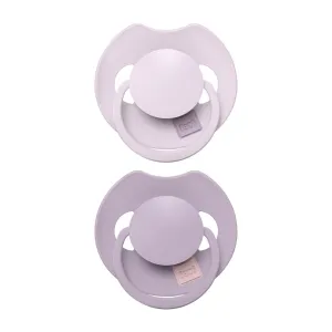 LOVI Cumlík silikónový dynamický Prime 6-18m 2ks Baby Lilac/Violet