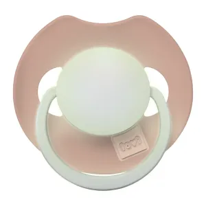 LOVI Cumlík svietiaci silikónový dynamický Prime 0-6m 1ks Blush