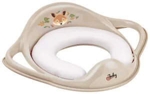 MALTEX Redukcia na WC s úchytmi mäkká The Nature Buddies Líška - Beige