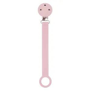 NATTOU Klip na cumlík silikón pink