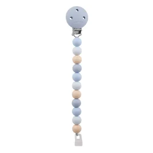 NATTOU Klip na cumlík silikónový multicolors blue bez BPA