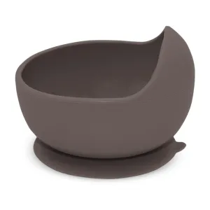 PETITE&MARS Miska silikónová s prísavkou Take&Match Bitter Cocoa 6m+
