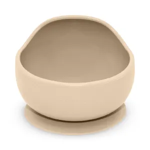 PETITE&MARS Miska silikónová s prísavkou Take&Match Desert Sand 6m+