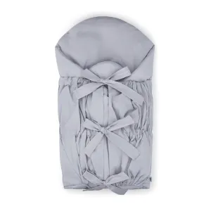 PETITE&MARS Zavinovačka šnurovacia Nurse s pevnou kokosovou vložkou Light Grey 75x75 cm