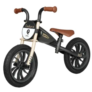 QPLAY Odrážadlo Feduro Black/Golden, vek 3-6 rokov, do 30 kg