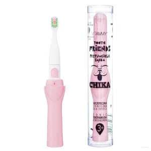 VITAMMY TOOTH FRIENDS detská sonická zubná kefka, ružová-CHIKA, od 3 rokov