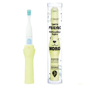 VITAMMY TOOTH FRIENDS detská sonická zubná kefka, žltá-NORO, od 3 rokov
